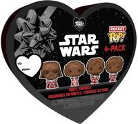 STAR WARS - Pocket Pop Keychains 4 Pack- Valentine ACC NUOVO