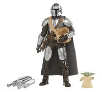 Star Wars Galactic Action The Mandalorian & Grogu, Figurine elettroniche interattive da 30 cm, Giocattoli, a partire da 4 anni, Versione francese