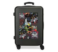 Star Wars Galactic Team Valigia media nera 46x65x23 cm ABS rigido Chiusura a combinazione laterale 70L 3 kg 4 Doppie ruote