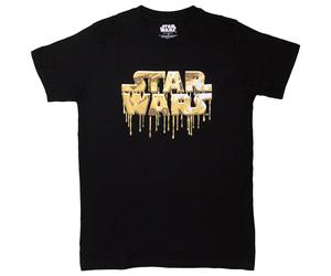 Star Wars Gold Drip Logo ufficiale Uomo maglietta unisex
