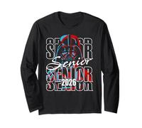 Star Wars Graduation Senior 2026 Darth Vader Red & Blue Maglia a Manica