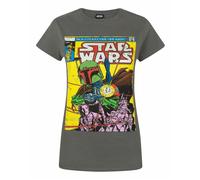 Star Wars Grigio Boba Fett T-shirt a maniche corte Donne