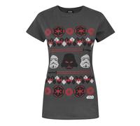 Star Wars Grigio Darth Vader T-shirt a maniche corte Donne