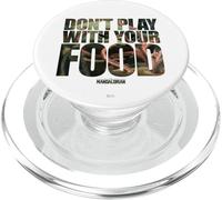Star Wars Grogu Don't Play With Your Food Funny Letter Image PopSockets PopGrip per MagSafe