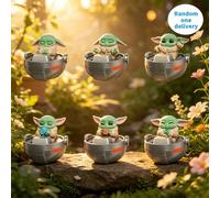 Star Wars Grogu Keycap Blind Box 6 Stili Consegna Casuale, Licenza Disney, Materiale ABS & PVC, Carina Figura 3D, Modifica Tastiera Meccanica DIY, Ornamento da Scrivania, Giocattolo da Collezione Rega