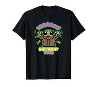 Star Wars Grogu The Mandalorian Cute Yaaaaay! Birthday Time Maglietta