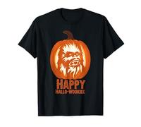 Star Wars Halloween "Happy Hallo-Wookiee" Chewbacca Pumpkin Maglietta