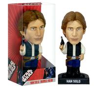 Star Wars HAN SOLO Bobble-Head Scatola Trasparente 16Cm Funko Wacky Wobbler