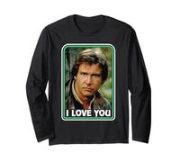 Star Wars Han Solo I Love You Valentine's Couples Matching Maglia a Manica