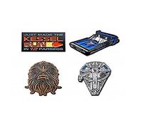 Star Wars Han Solo Set Di Spille Smaltate Da Collezione 4-Pezzi Ufficiali
