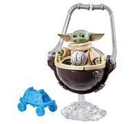 Star Wars Hasbro Actionverse, Grogu, Action Figure da 3,3 cm (Scala da 4,5 cm) e Accessori, Porta Accessori Riutilizzabile, Giocattoli per Bambini e Bambine dai 4 Anni in su