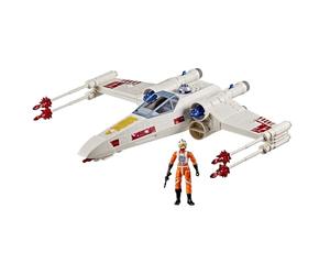 Star Wars Hasbro, Epic World of Action, Force Strike Ala-X di Luke Skywalker, Include Action Figure di Luke Skywalker da 10 cm, Ottima Idea Regalo, per Bambini e Bambine dai 4 Anni in Su