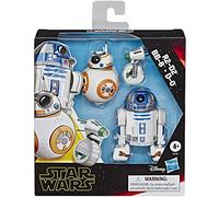 Star Wars Hasbro Galaxy of Adventures Confezione da 3 Action Figure di R2-D2, BB-8, D-O, Droidi Giocattolo, Multicolore, E3118EU4