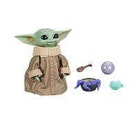 Star Wars, Hasbro Grogu Golosone Galattico, The Child Animatronico da 23.5 cm con Oltre 40 Combinazioni di Suoni e Movimenti e Accessori Interattivi, Multi, Standard
