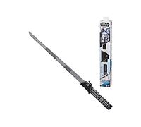 Star Wars Hasbro Lightsaber Forge, Spada Laser Giocattolo Darksaber Nera, Allungabile ed Elettronica, per Roleplay Personalizzabile
