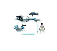 Star Wars Hasbro Obi-WAN Kenobi Jedi Speeder Chase (Action Figure e Veicolo da 6 cm, Expedition Class, Serie Mission Fleet), E9679