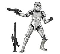 Star Wars Hasbro The Black Series - Stormtrooper (Action Figure 15 cm da Collezione, Carbonized Collection, Ispirato al Film L'Impero Colpisce Ancora)