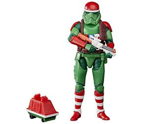 Star Wars Hasbro The Black Series, Stormtrooper del Primo Ordine (Holiday Edition) e droide-Topo, Action Figure collezionabili a Tema Festivo, in Scala da 15 cm, dai 4 Anni in su [Esclusivo Amazon]