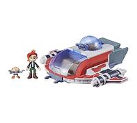 Hasbro star wars nave the crimson firehawk e action figure, giocattoli di star wars, giocattoli per età prescolare (43 cm)