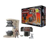 STAR WARS The Vintage Collection The Armorer's Forge, The Mandalorian, set da gioco da collezione da 9,5 cm con action figure