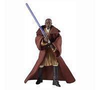 Star Wars Hasbro The Vintage Collection Mace Windu Toy VC35, 3.75-inch-Scale Attack of The Clones Action Figure, Toy Kids Ages 4 And Up, Multicolore