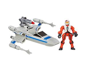 Star Wars Hero Mashers Episodio VII Resistenza X-Wing E Resistenza Pilota