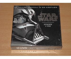 Star Wars Hörspiele CD 1-8 8 CD Box Audio-CD Ungekürzt - Tedesco