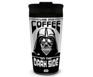 STAR WARS (I LIKE MY COFFEE ON THE DARK SIDE) METAL TRAVEL MUG