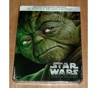 STAR WARS II L'ATTACCO DEI CLONI NUOVO STEELBOOK BLU-RAY (NON APERTO) A-B-C