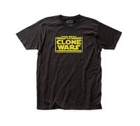 Star Wars Il Logo Di The Clone Wars Maglietta Per Adulti
