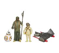 Star Wars Il risveglio della Forza - Statuette da 9,5 cm, Lotto di 3, Missione nel Deserto, BB-8 e Il Criminale di Unkar (Set di 3)