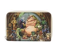 Loungefly Star Wars - Portafoglio con cerniera lampo per il 40° anniversario di Jabbas Palace, Multicolore, Taglia unica, Portafoglio Zip Around