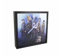 Star Wars Il Ultimo Jedi 3D Infinity Luminart Quadro Illuminato