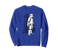 Star Wars Japanese Storm Trooper Felpa, Unisex per Adulti, Blu Reale, XL