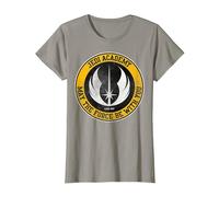 Star Wars Jedi Academy Yellow Logo May The Force Be with You Maglietta, Donna, Ardesia, M