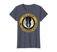 Star Wars Jedi Academy Yellow Logo May The Force Be with You Maglietta, Donna, Pervinca, 3XL