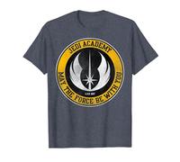 Star Wars Jedi Academy Yellow Logo May The Force Be with You Maglietta, Uomo, Pervinca, L
