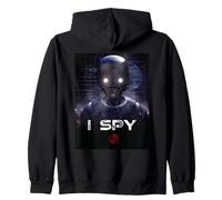 Star Wars K-2SO "I Spy" KX Droid Andor Season 2 & Rogue One Felpa con Cappuccio