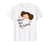 Star Wars Kawaii Princess Leia Moms Rule The Galaxy Maglietta