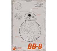 Star Wars "La Forza Awakens-BB-20,32 cm (8")-Maxi Poster, Multicolore
