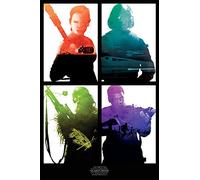 Star Wars "La Forza Awakens, Rebel Blocks Maxi Poster, Multicolore
