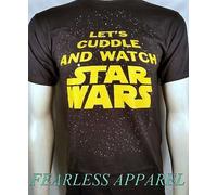 Star Wars Lets Cuddle Together Film Logo Originale Trilogy Uomo T Shirt S-3Xl
