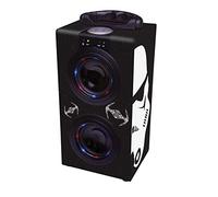 Star Wars Lexibook BT600SW - Mini Altoparlante Bluetooth Disney, Design Darth Vader/Stormtrooper, con luci LED, Presa AUX e Porta USB, 6W RMS, Manico, Nero/Bianco