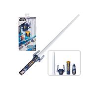 Star Wars Lightsaber Forge, Spada Laser Giocattolo di Ahsoka Tano, di Colore Bianco, allungabile, Giocattolo per Gioco di Ruolo Personalizzabile, dai 4 Anni in su