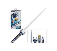 Star Wars Lightsaber Forge, Spada Laser Giocattolo di Ahsoka Tano, di Colore Bianco, allungabile, Giocattolo per Gioco di Ruolo Personalizzabile, dai 4 Anni in su