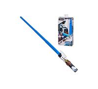Star Wars Lightsaber Forge, Spada Laser Giocattolo di Obi-WAN Kenobi, di Colore Blu, Allungabile, Giocattolo per Gioco di Ruolo Personalizzabile, dai 4 Anni in su, Multicolore