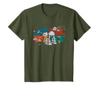Star Wars Logo Cute Galactic Battles Maglietta, Bambini, Oliva, 2 Anni