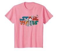 Star Wars Logo Cute Galactic Battles Maglietta, Bambini, Rosa, 2 Anni