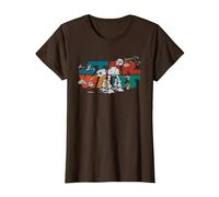Star Wars Logo Cute Galactic Battles Maglietta, Donna, Marrone, S