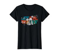 Star Wars Logo Cute Galactic Battles Maglietta, Donna, Nero, XL
